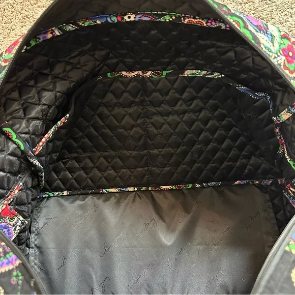 Vera Bradley Grand Weekender Travel Bag in Retired Kiev Paisley Print - Picture 13 of 15